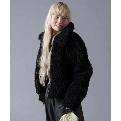 ビーバー BEAVER B omnivore/ビーオムニボー BOA COLLAR BLOUSON （ブラウン）｜詳細画像