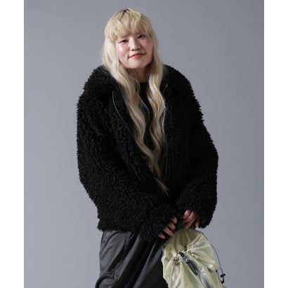 ビーバー BEAVER B omnivore/ビーオムニボー BOA COLLAR BLOUSON （ブラウン）｜詳細画像