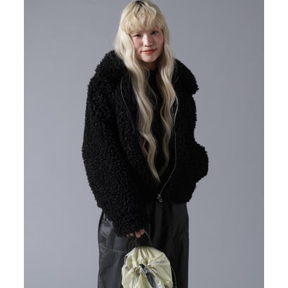 ビーバー BEAVER B omnivore/ビーオムニボー BOA COLLAR BLOUSON （ブラック）｜詳細画像