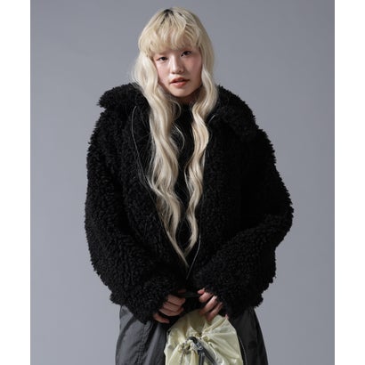 ビーバー BEAVER B omnivore/ビーオムニボー BOA COLLAR BLOUSON （ブラック）｜詳細画像