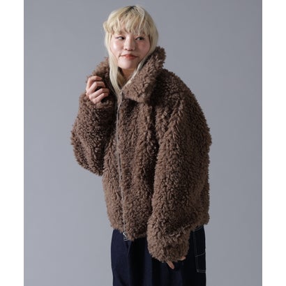 ビーバー BEAVER B omnivore/ビーオムニボー BOA COLLAR BLOUSON （ブラック）｜詳細画像
