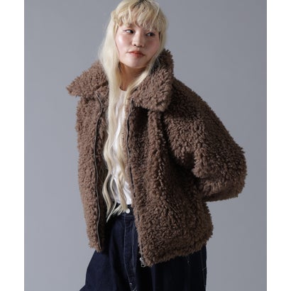 ビーバー BEAVER B omnivore/ビーオムニボー BOA COLLAR BLOUSON （ブラック）｜詳細画像