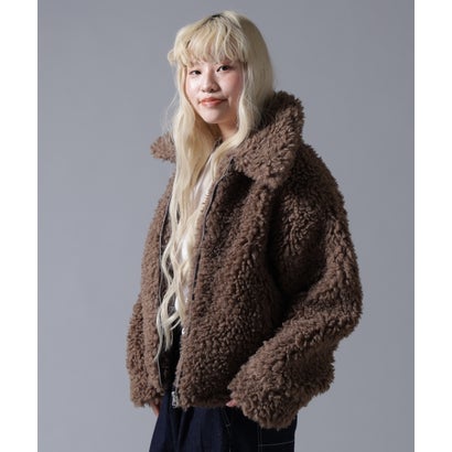 ビーバー BEAVER B omnivore/ビーオムニボー BOA COLLAR BLOUSON （ブラック）｜詳細画像