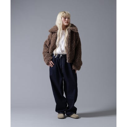ビーバー BEAVER B omnivore/ビーオムニボー BOA COLLAR BLOUSON （ブラック）｜詳細画像