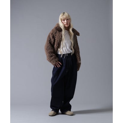 ビーバー BEAVER B omnivore/ビーオムニボー BOA COLLAR BLOUSON （ブラック）｜詳細画像
