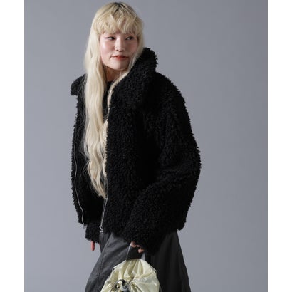 ビーバー BEAVER B omnivore/ビーオムニボー BOA COLLAR BLOUSON （ブラック）｜詳細画像