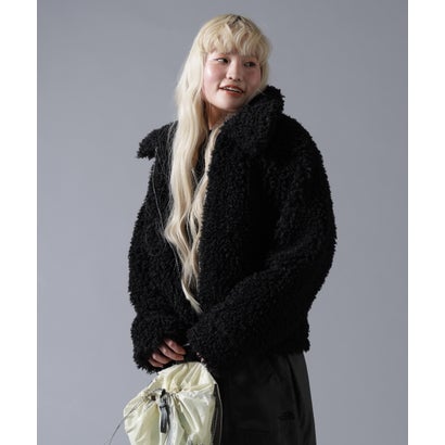 ビーバー BEAVER B omnivore/ビーオムニボー BOA COLLAR BLOUSON （ブラック）｜詳細画像
