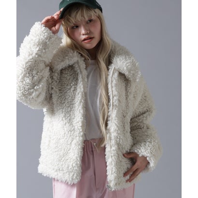 ビーバー BEAVER B omnivore/ビーオムニボー BOA COLLAR BLOUSON （オフホワイト3）｜詳細画像
