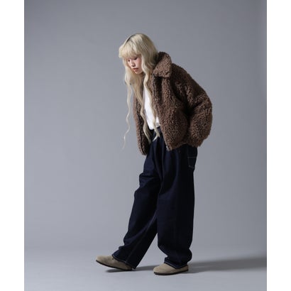 ビーバー BEAVER B omnivore/ビーオムニボー BOA COLLAR BLOUSON （オフホワイト3）｜詳細画像