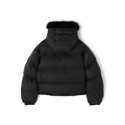 ビーバー BEAVER B omnivore/ビーオムニボー NYLON FUR HOOD BLOUSON （ブラウン）｜詳細画像