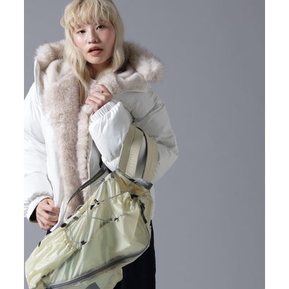 ビーバー BEAVER B omnivore/ビーオムニボー NYLON FUR HOOD BLOUSON （ブラウン）｜詳細画像