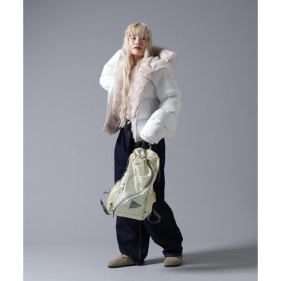 ビーバー BEAVER B omnivore/ビーオムニボー NYLON FUR HOOD BLOUSON （ブラウン）｜詳細画像