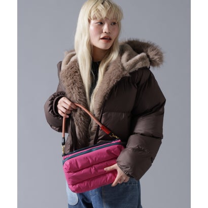 ビーバー BEAVER B omnivore/ビーオムニボー NYLON FUR HOOD BLOUSON （ブラウン）｜詳細画像