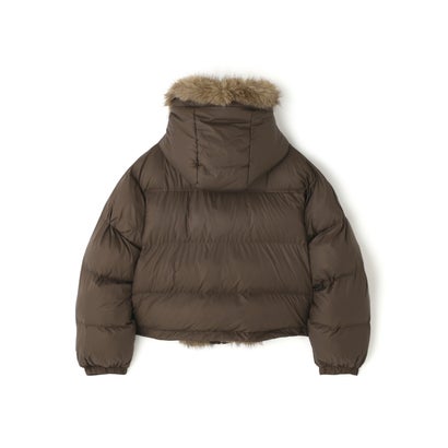 ビーバー BEAVER B omnivore/ビーオムニボー NYLON FUR HOOD BLOUSON （ブラウン）｜詳細画像