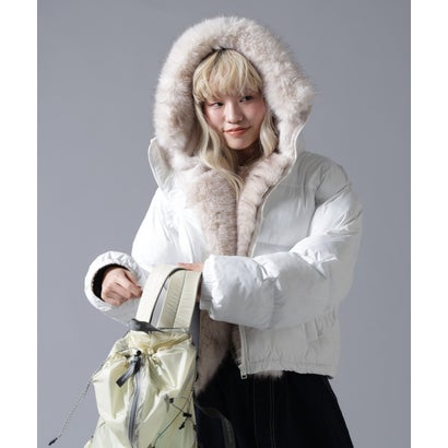 ビーバー BEAVER B omnivore/ビーオムニボー NYLON FUR HOOD BLOUSON （ブラック）｜詳細画像