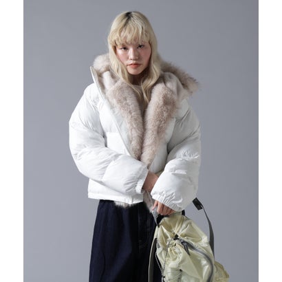 ビーバー BEAVER B omnivore/ビーオムニボー NYLON FUR HOOD BLOUSON （ブラック）｜詳細画像
