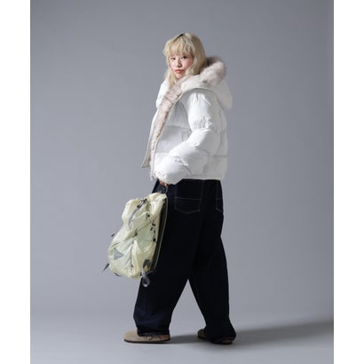 ビーバー BEAVER B omnivore/ビーオムニボー NYLON FUR HOOD BLOUSON （ブラック）｜詳細画像