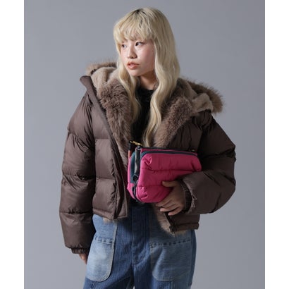 ビーバー BEAVER B omnivore/ビーオムニボー NYLON FUR HOOD BLOUSON （ブラック）｜詳細画像