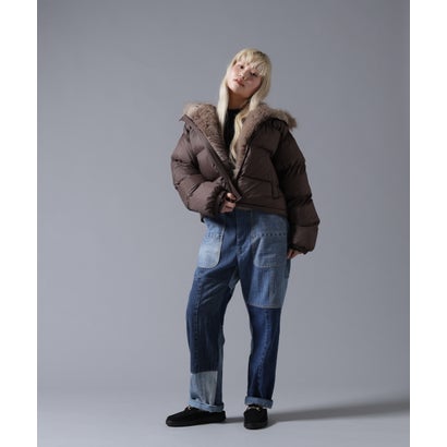ビーバー BEAVER B omnivore/ビーオムニボー NYLON FUR HOOD BLOUSON （ブラック）｜詳細画像