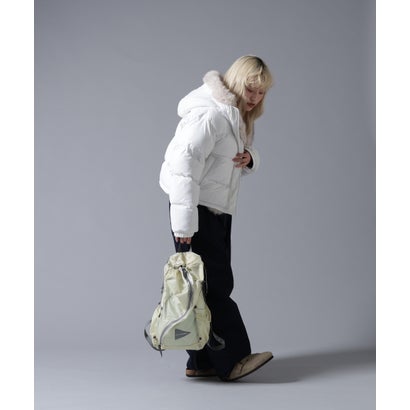 ビーバー BEAVER B omnivore/ビーオムニボー NYLON FUR HOOD BLOUSON （オフホワイト3）｜詳細画像
