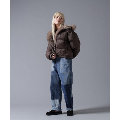 ビーバー BEAVER B omnivore/ビーオムニボー NYLON FUR HOOD BLOUSON （オフホワイト3）｜詳細画像