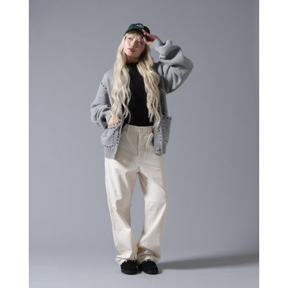 ビーバー BEAVER B omnivore/ビーオムニボー STITCH KNIT CARDIGAN （オフホワイト3）｜詳細画像