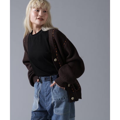 ビーバー BEAVER B omnivore/ビーオムニボー STITCH KNIT CARDIGAN （オフホワイト3）｜詳細画像