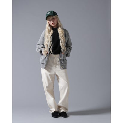ビーバー BEAVER B omnivore/ビーオムニボー STITCH KNIT CARDIGAN （グレー）｜詳細画像