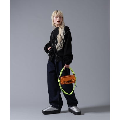 ビーバー BEAVER B omnivore/ビーオムニボー STITCH KNIT CARDIGAN （ブラック）｜詳細画像