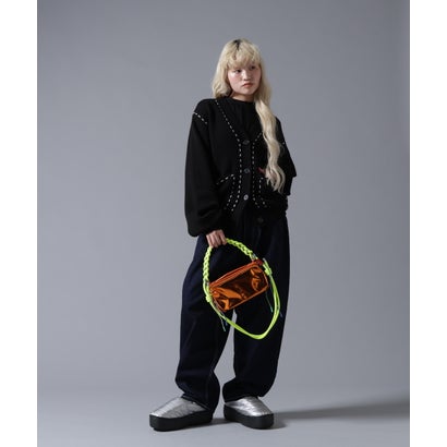 ビーバー BEAVER B omnivore/ビーオムニボー STITCH KNIT CARDIGAN （ブラック）｜詳細画像