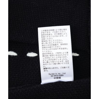 ビーバー BEAVER B omnivore/ビーオムニボー STITCH KNIT CARDIGAN （ブラック）｜詳細画像