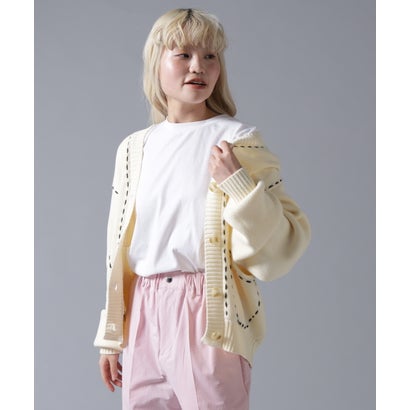 ビーバー BEAVER B omnivore/ビーオムニボー STITCH KNIT CARDIGAN （ブラック）｜詳細画像