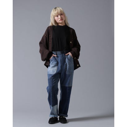 ビーバー BEAVER B omnivore/ビーオムニボー STITCH KNIT CARDIGAN （ブラック）｜詳細画像