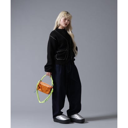 ビーバー BEAVER B omnivore/ビーオムニボー STITCH KNIT CARDIGAN （ブラウン）｜詳細画像