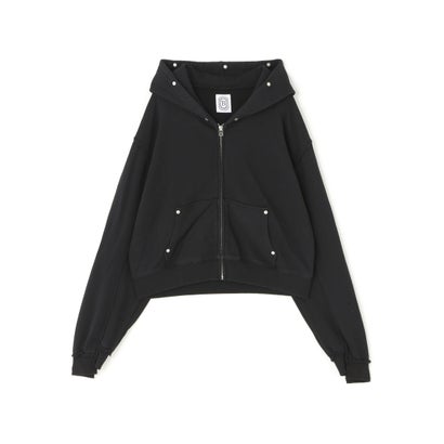 B omnivore/ビーオムニボー FUR SWEAT HOODY レディース （グレー）｜詳細画像