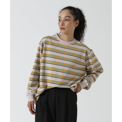 ビーバー BEAVER B omnivore/ビーオムニボー クラシックボーダーT （WOMEN'S） （ベージュ）｜詳細画像