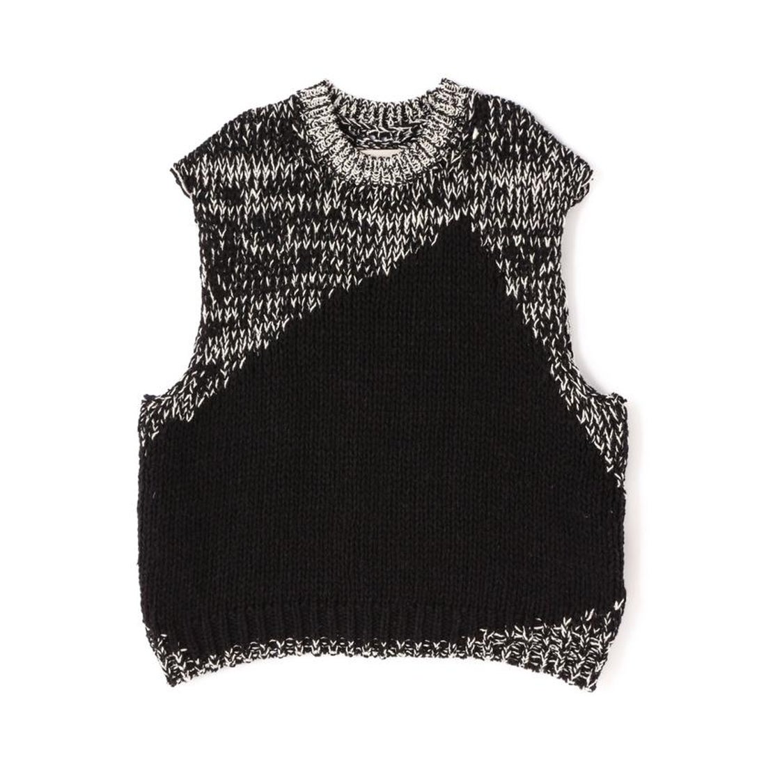 ガーデン GARDEN YOKE/ヨーク/Intarsia Crewneck Vest （ブルー