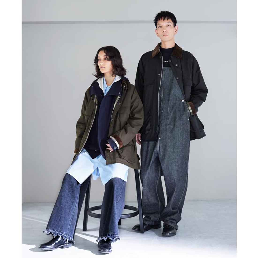 ガーデン GARDEN Barbour for waremokou/別注OLD BEDALE （オリーブ 