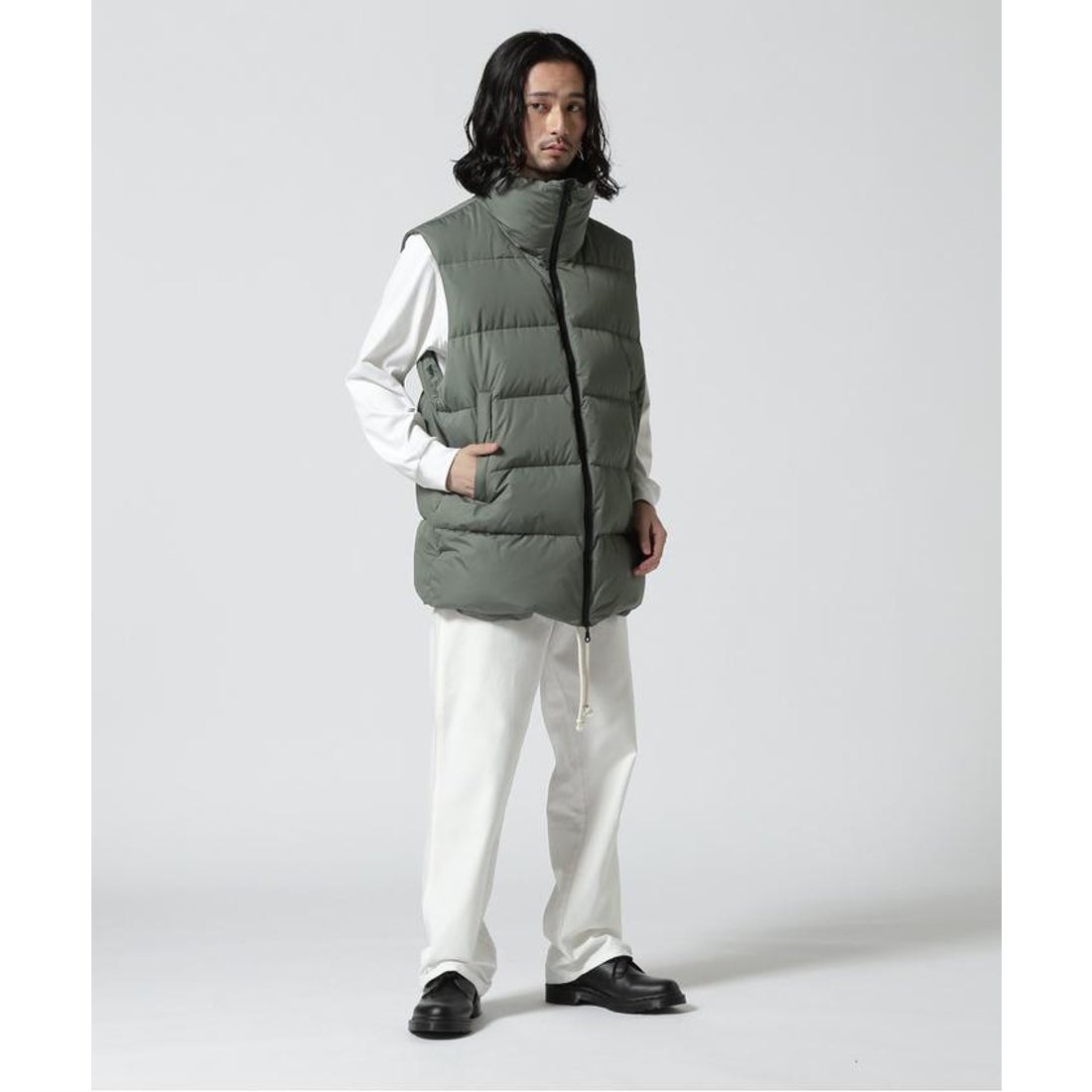 ガーデン GARDEN URU/ウル/POLYESTER DOWN － DOWN VEST （ネイビー