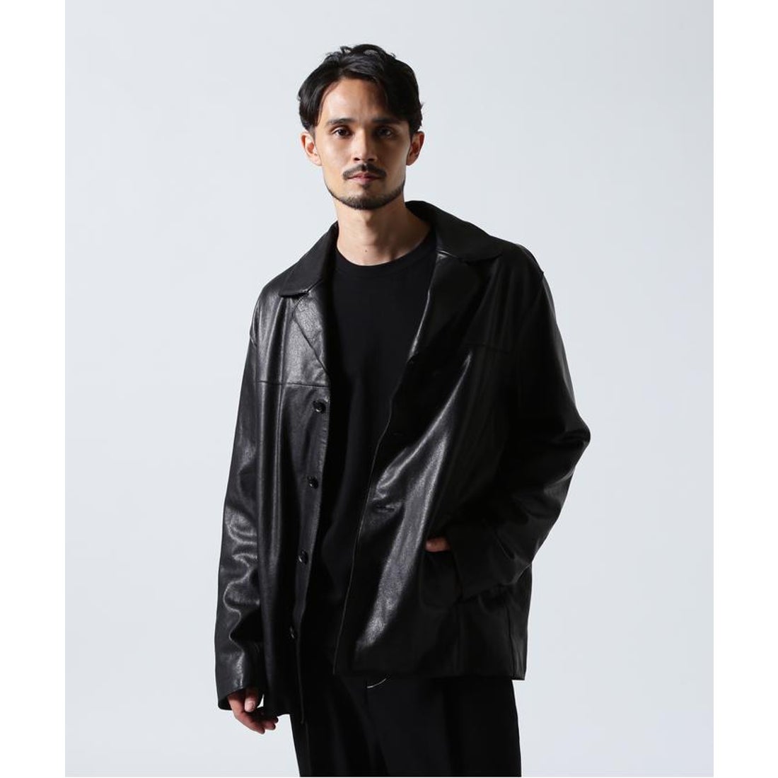 【ほぼ新品】YOKE Leather Car Jacket ガーデン GARDEN YOKE/ヨーク/Leather Car Jacket/YK25FW01018B