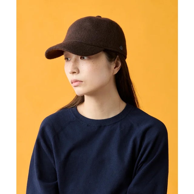 CPH/シーピーエイチ/Basque cap/FulledWool Wool （ブラウン）