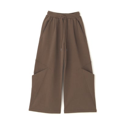 ガーデン GARDEN NULLUS/ヌルス/SCULPTURAL CUT WIDE LEG SWEATS/NUAW26TRO007 （ダークグレー6）｜詳細画像