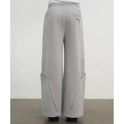 ガーデン GARDEN NULLUS/ヌルス/SCULPTURAL CUT WIDE LEG SWEATS/NUAW26TRO007 （ダークグレー6）｜詳細画像