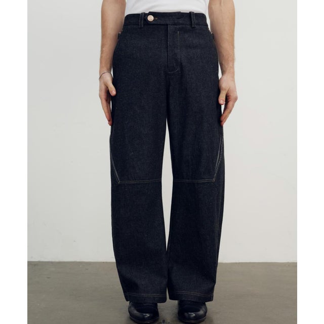 NULLUS/ヌルス/LOW POLY SHIFT DENIM/NUAW26TRO004-BLK （ブラック）