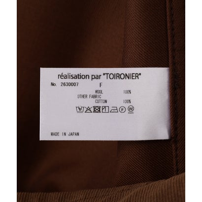 TOI／Wool Hunting Jacket （チャコール）｜詳細画像