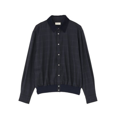 ガーデン GARDEN TOI／Ribbed Hem Wool Shirts （ブラウン）｜詳細画像