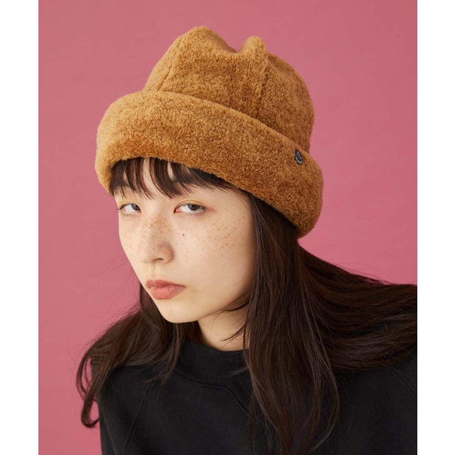 Cuff knit vap ／ Toypu （キャメル6）