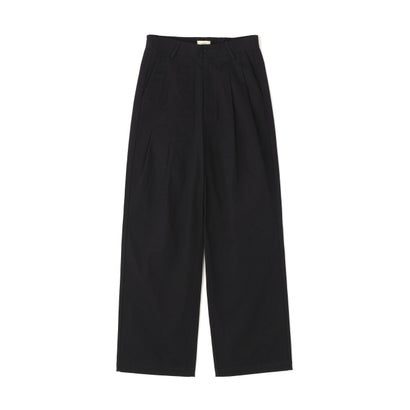 ガーデン GARDEN Toironier/トワロニエ/2TUCK CHINO TROUSERS （ブラック）｜詳細画像