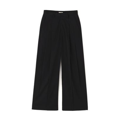 ガーデン GARDEN Toironier/トワロニエ/2TUCK WOOL WIDE TROUSERS （ブラック）｜詳細画像