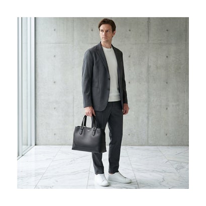 ペッレモルビダ テーラマリーナ トートバッグ PELLE MORBIDA Tela Marina pmo-te013 （チャコールグレー）｜詳細画像